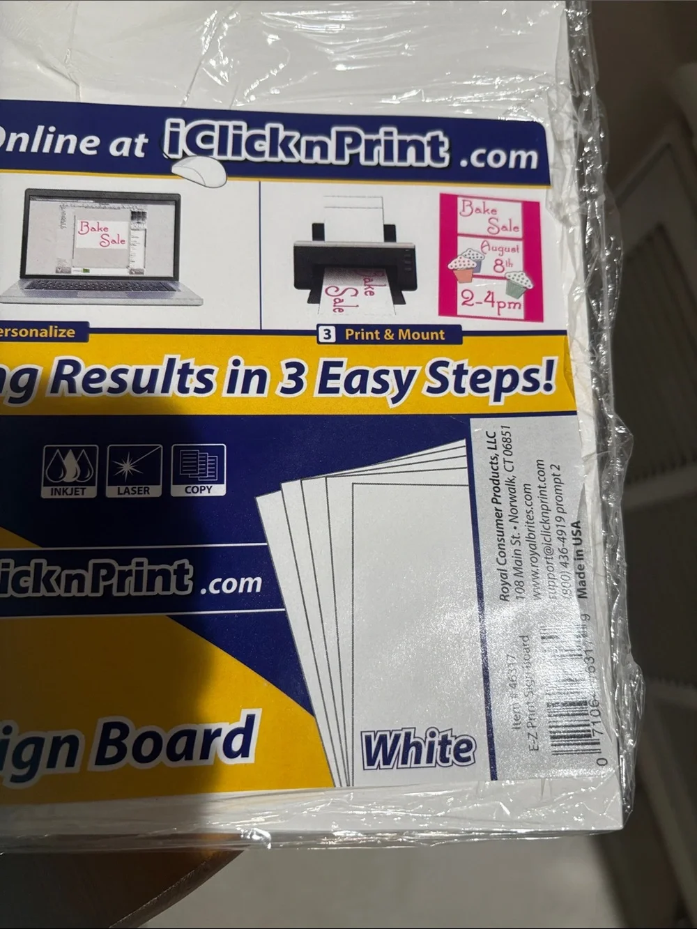 E-Z Print print sign
